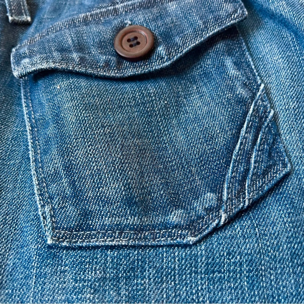 Anlo Y2K Bootcut Jeans Button Tab Flap Pocket USA 26 - Picture 7 of 7